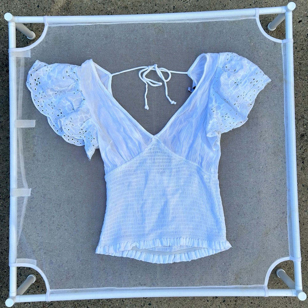 Express White Blouse Tank Top